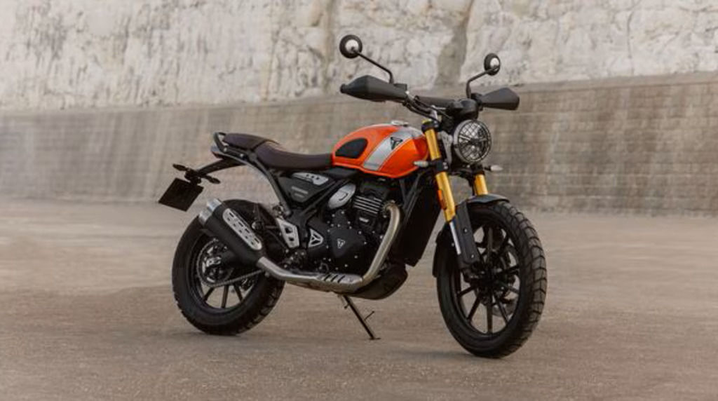 2026 Triumph Scrambler 400 X Baja Orange/Aluminium 400 X in Logan, UT