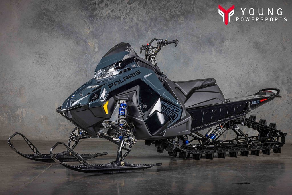 2026 Polaris® Patriot Boost PRO RMK 155 Gloss Black / Blue Dusk in logan UT
