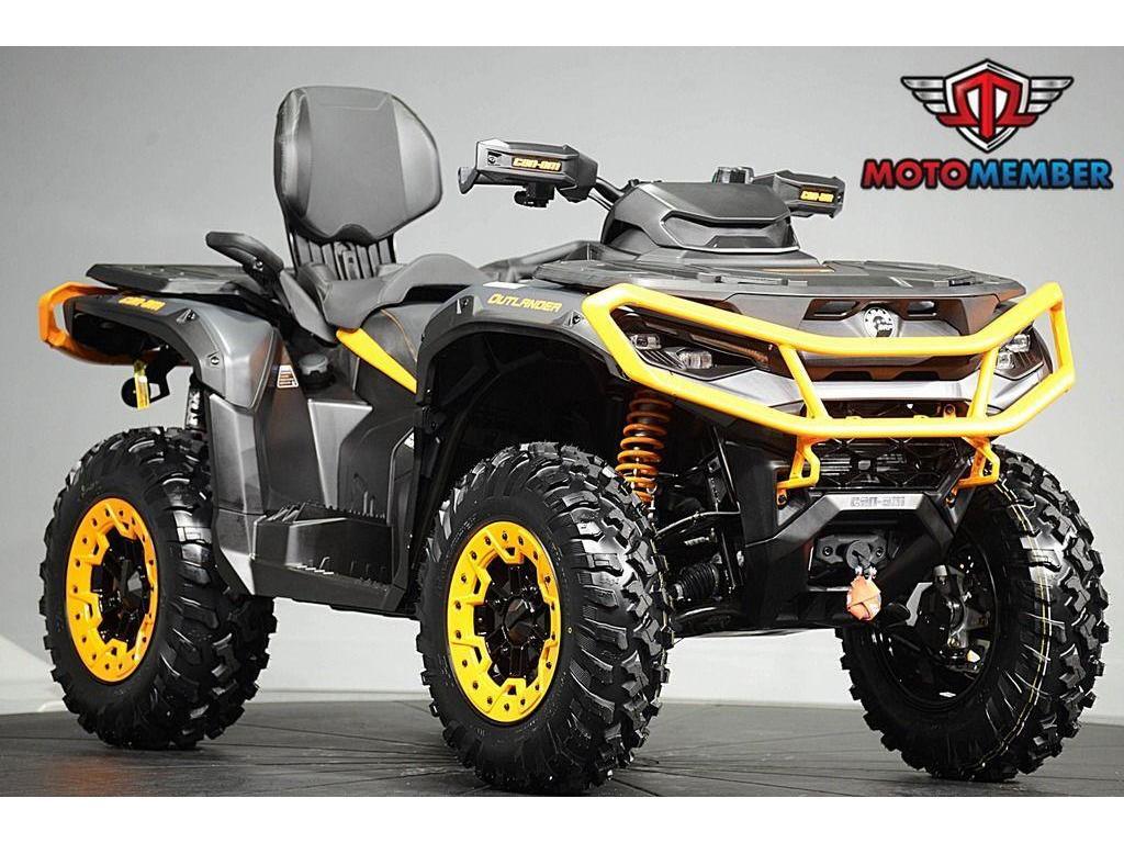 2026 Can-Am Outlander MAX XT-P 1000R Mineral Grey & Orange Crush Sport ATV