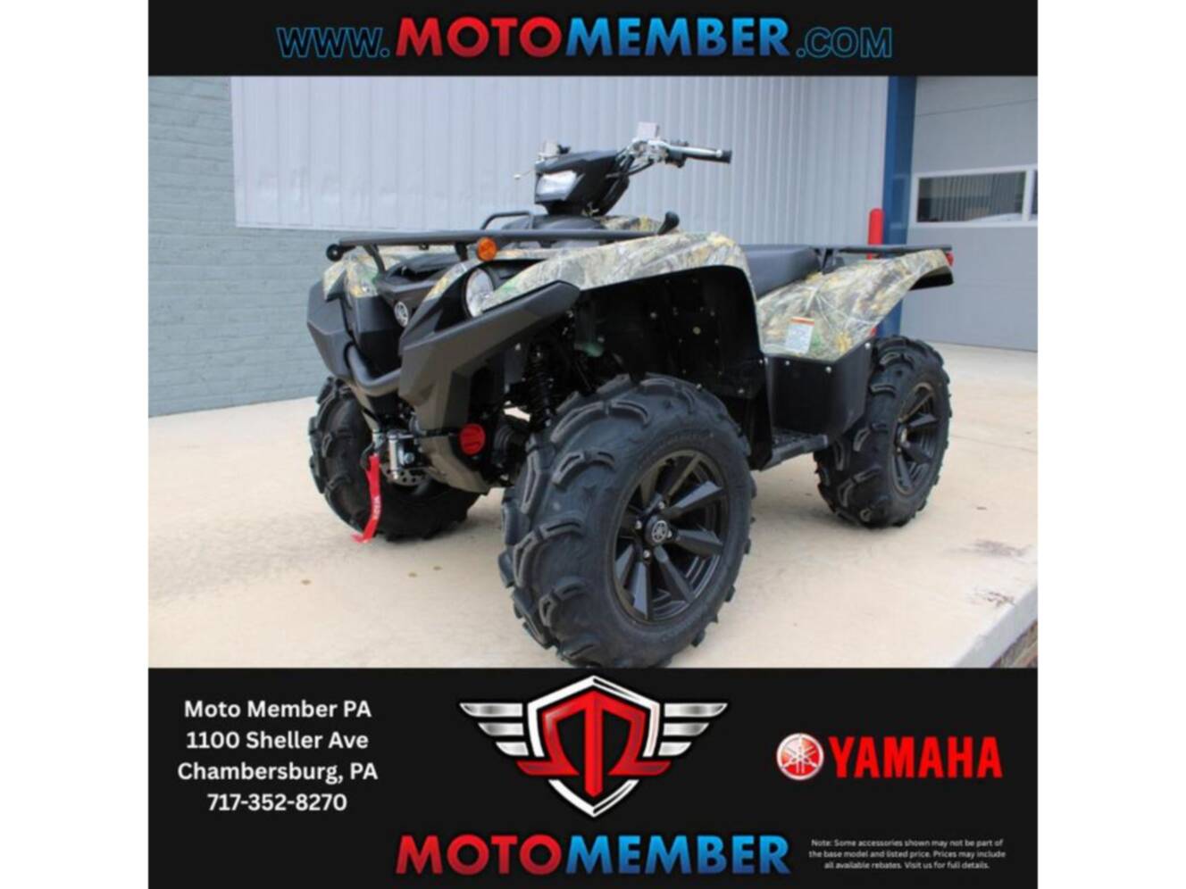 A photo of this 2026 Yamaha Grizzly EPS Camo