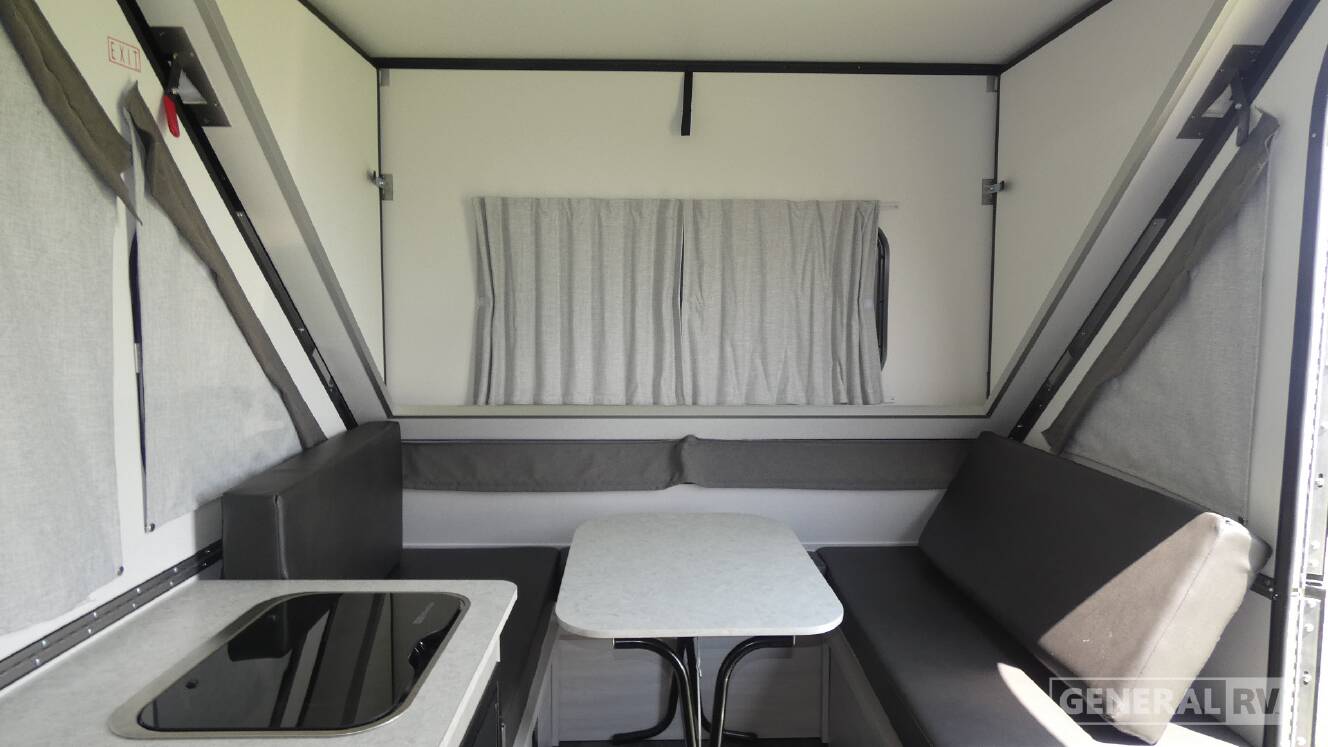 A photo of this 2027 Aliner Classic Rear Sofa