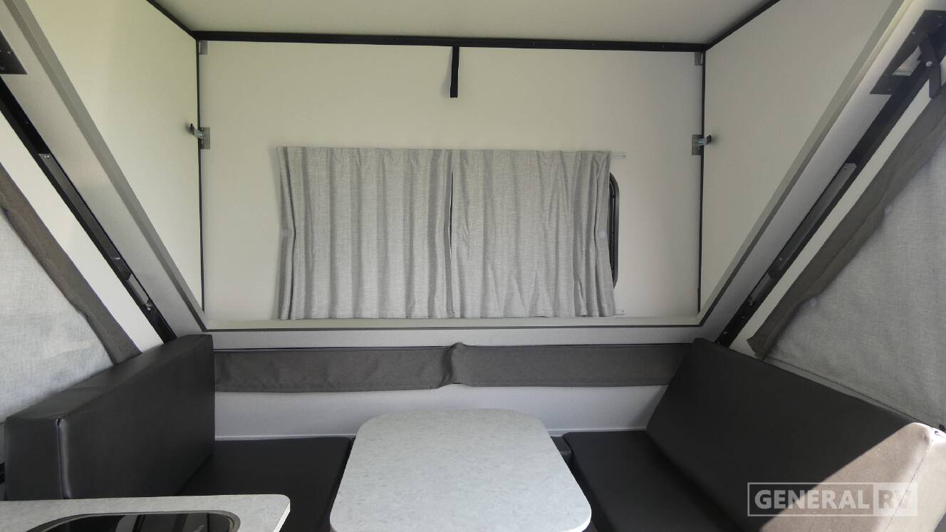 A photo of this 2027 Aliner Classic Rear Sofa