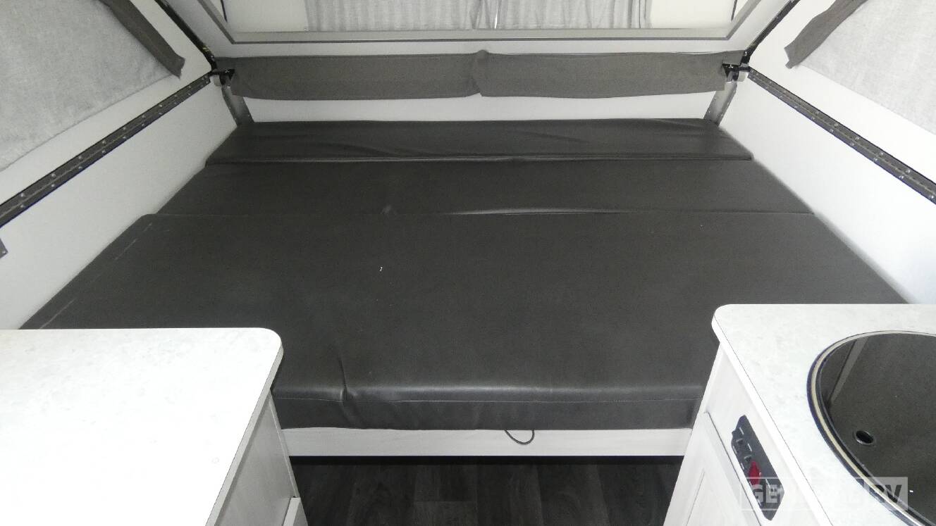 A photo of this 2027 Aliner Classic Rear Sofa
