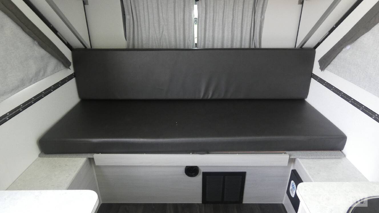 A photo of this 2027 Aliner Classic Rear Sofa
