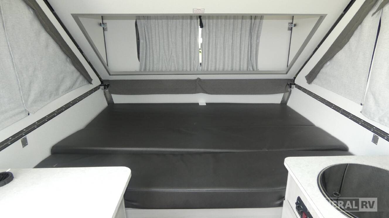 A photo of this 2027 Aliner Classic Rear Sofa