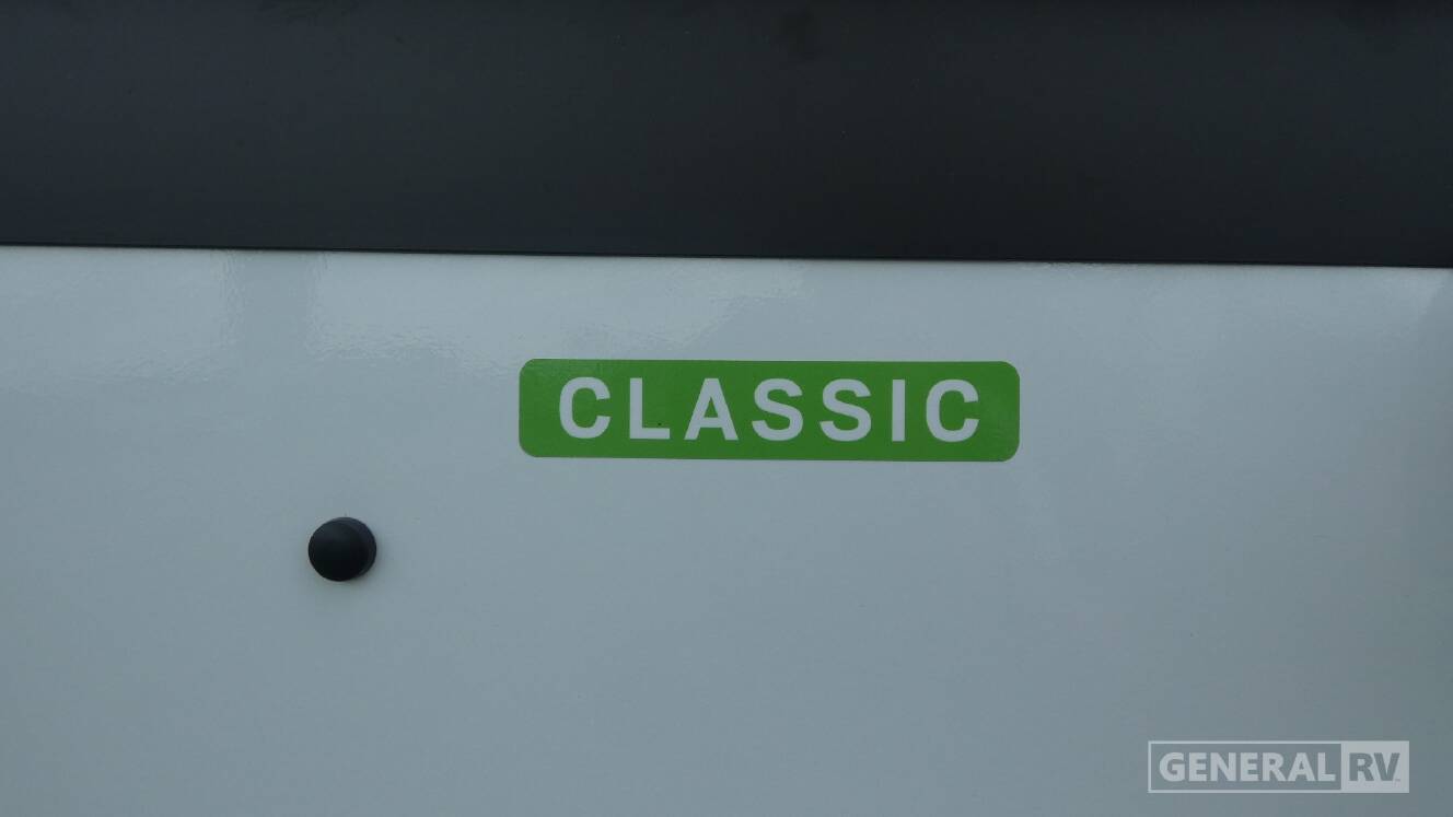 A photo of this 2027 Aliner Classic Rear Sofa