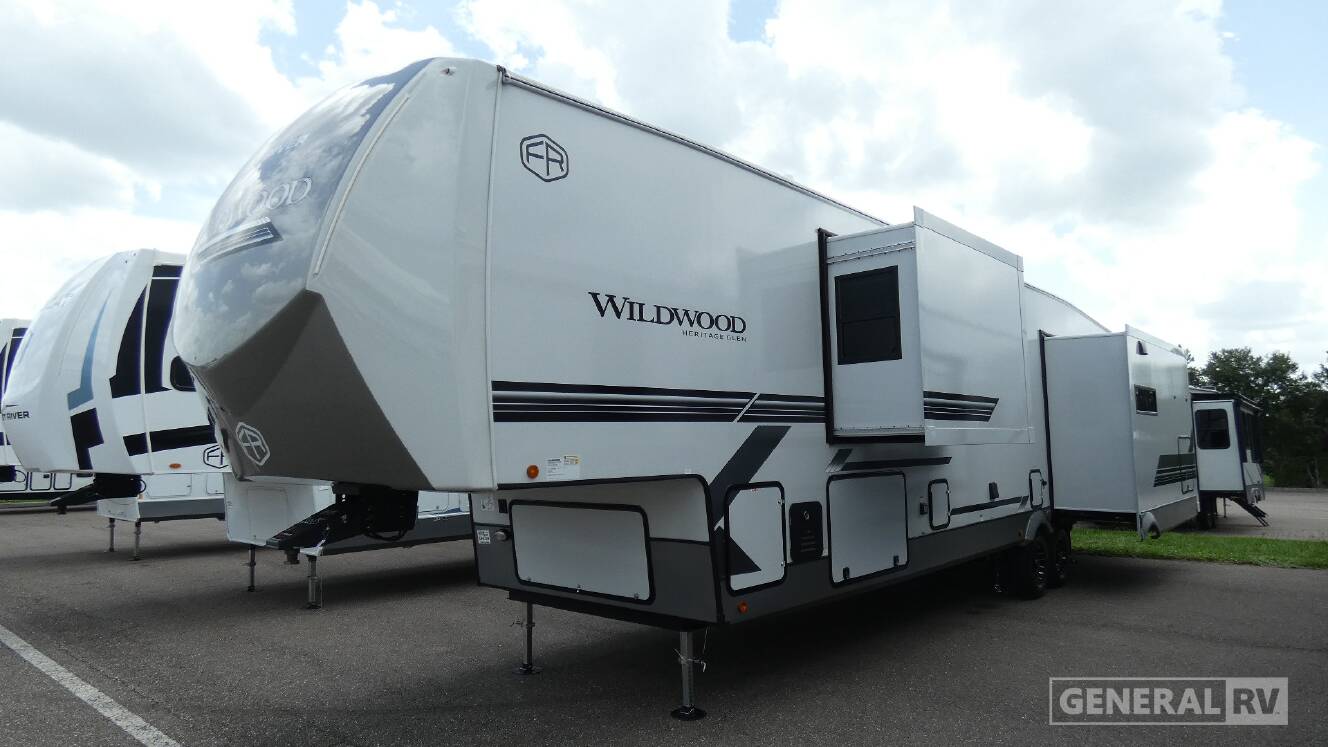 A photo of this 2027 Forest River Wildwood Heritage Glen 380WDR