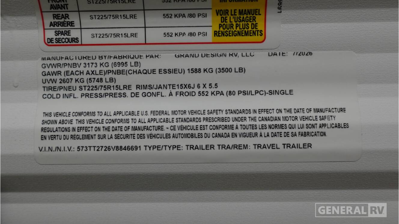 A photo of this 2027 Grand Design Transcend Xplor 22RBX