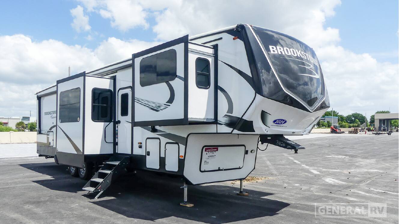 A photo of this 2024 Coachmen Brookstone 344FL