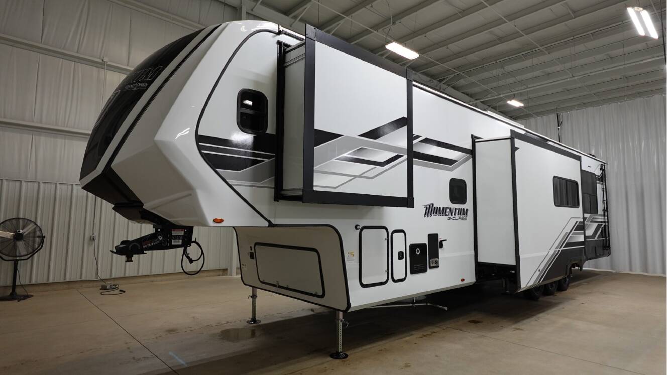 A photo of this 2026 Grand Design MOMENTUM 394G