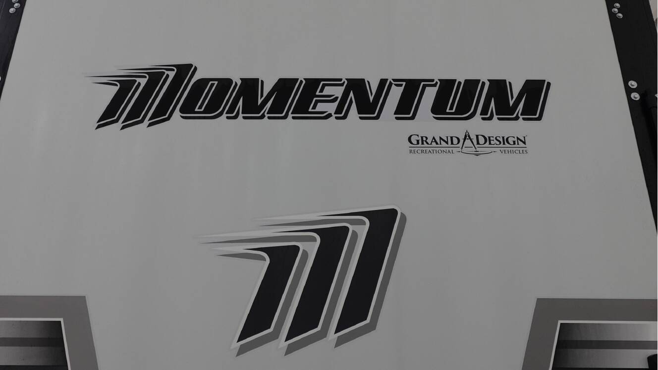 A photo of this 2026 Grand Design MOMENTUM 394G