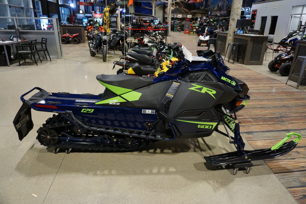 2024 Arctic Cat® ZR 600 with ATAC 129"/1.25"_Blue 129 1.25 AWS W/ATAC ES in kalamazoo MI