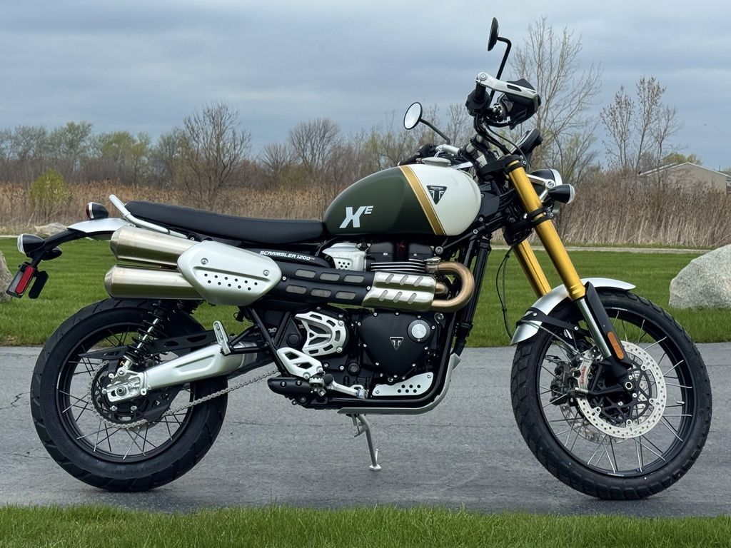 2026 Triumph Scrambler 1200 XE Matte khaki green XE in Monee, IL