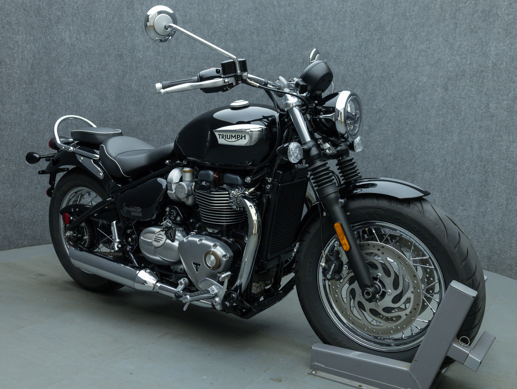 2018 Triumph BONNEVILLE SPEEDMASTER W/ABS STEALTH EDITION in Pembroke, NH