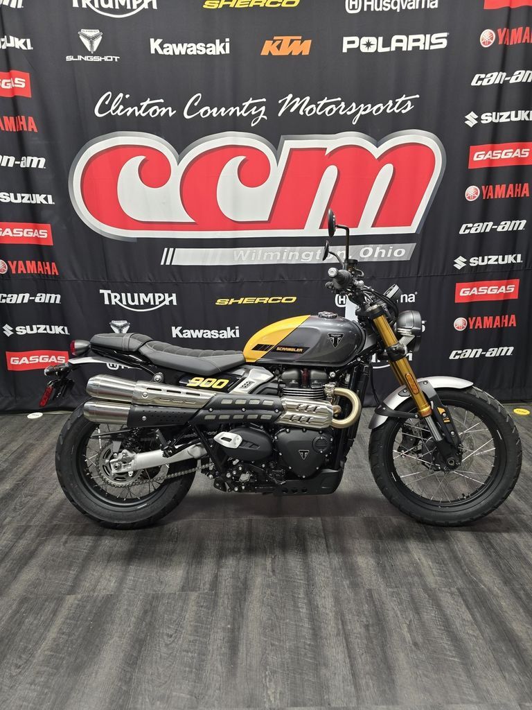2026 Triumph Scrambler 900 Mineral grey BASE in Wilmington, OH