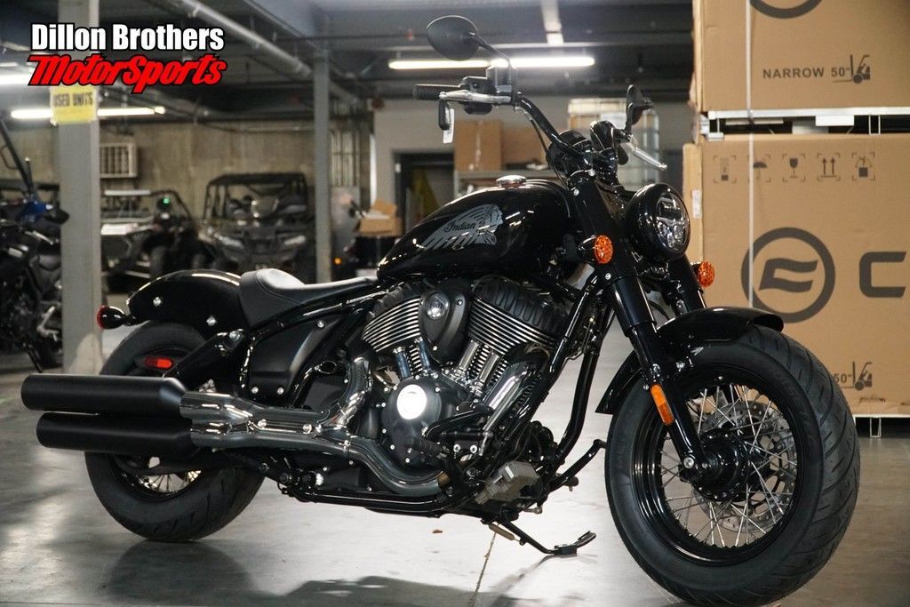 2026 Indian Motorcycle® Chief® Bobber Black Metallic BASE in Omaha, NE