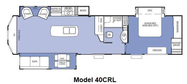 2012 Forest River Rv Cedar Creek Cottage 40CRL in clinton MO