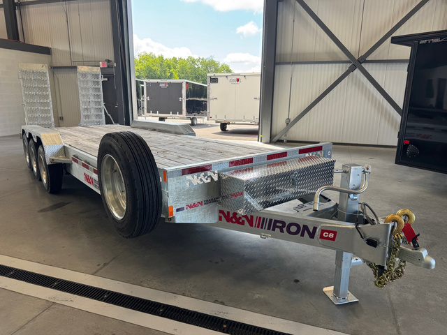 2026 N&N 7X24 Galvanized 24K Equipment Trailer W/Stand Up R in Loudon, NH
