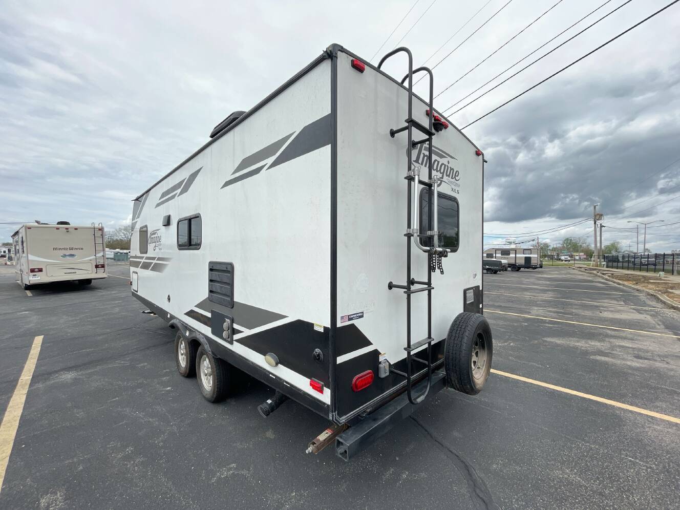A photo of this 2021 Grand Design IMAGINE XLS 22RBE