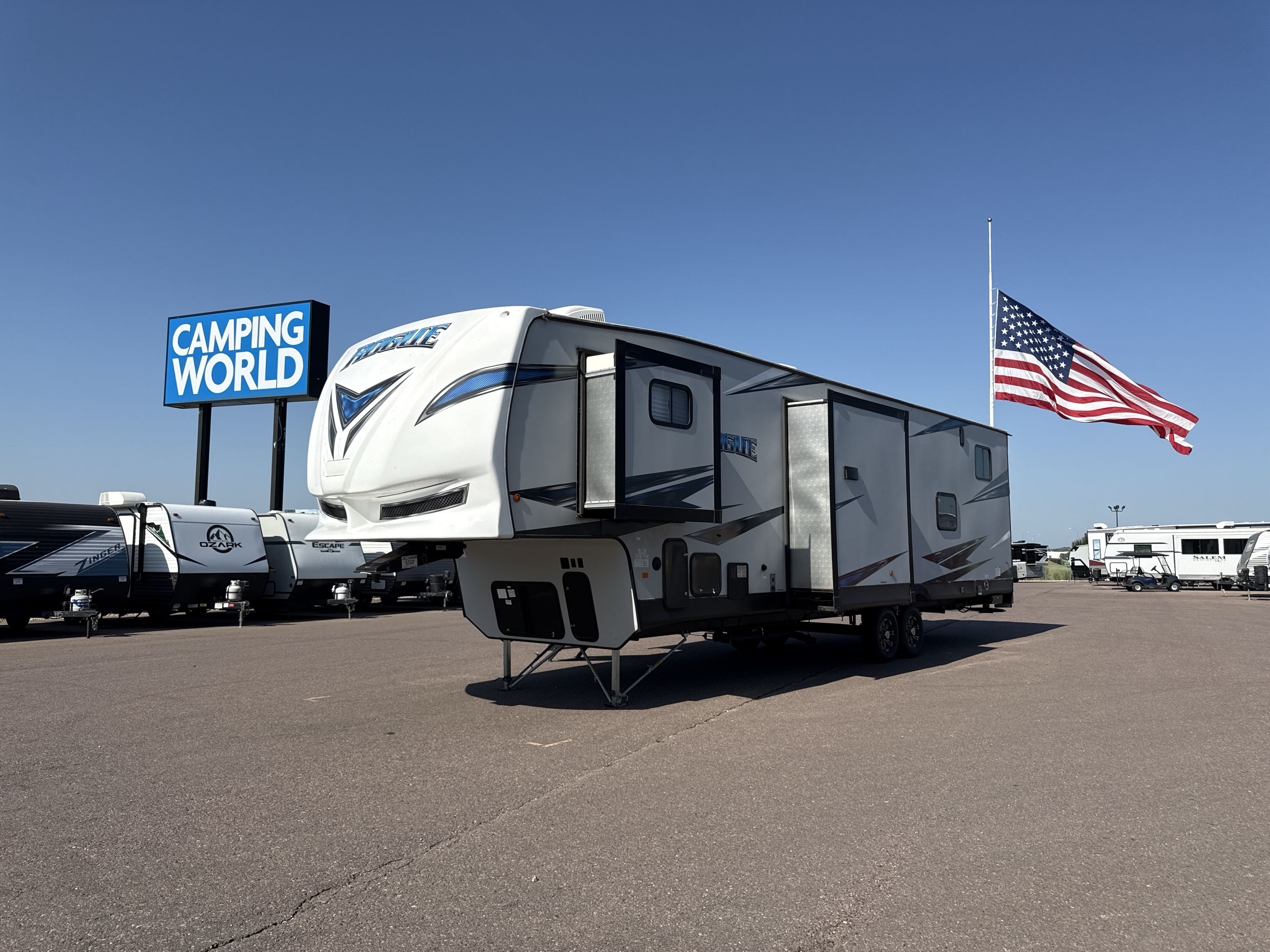 2020 Forest River ROGUE 324A13WS Fifth Wheel Toy Hauler RV