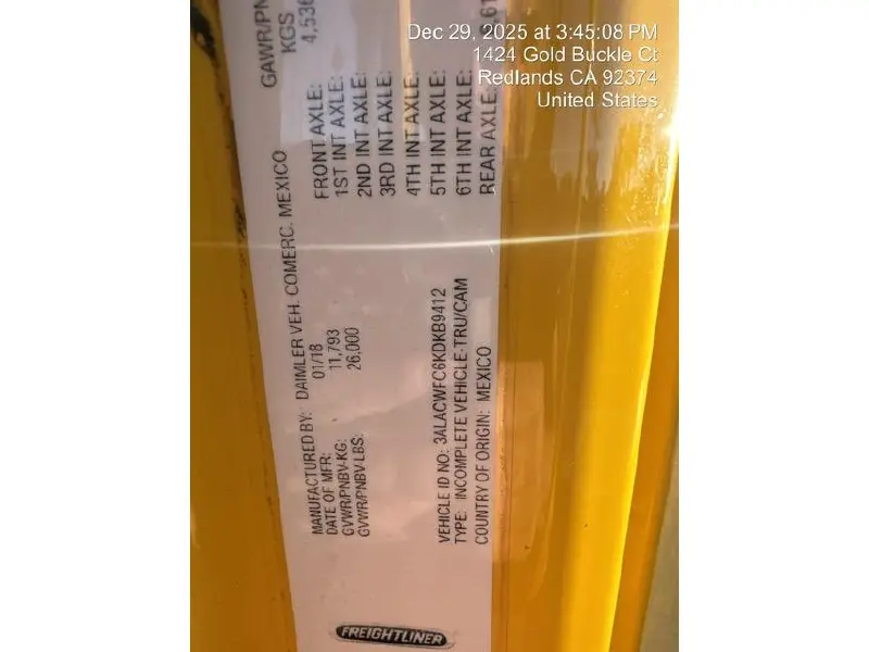 2019 FREIGHTLINER BUSINESS CLASS M2 106