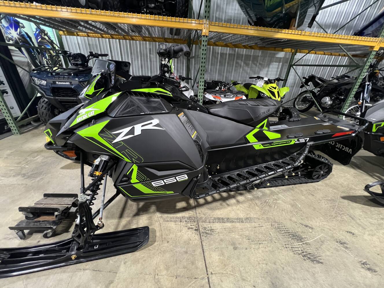A photo of this 2026 Arctic Cat ZR 858 Sno Pro 137 ES (Sport Gauge)