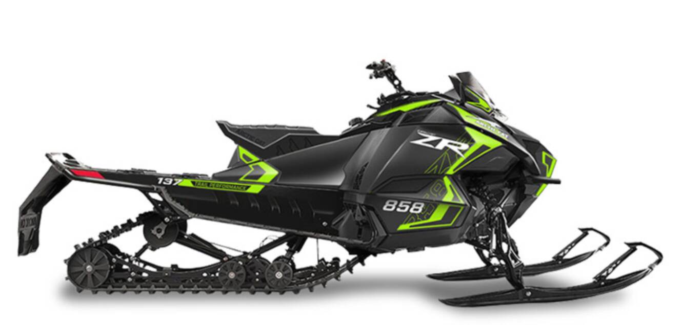 A photo of this 2026 Arctic Cat ZR 858 Sno Pro 137 ES (Sport Gauge)
