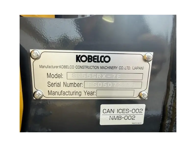 2026 KOBELCO SK55SRX-7