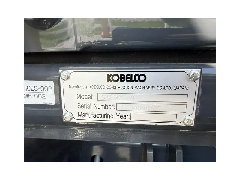 2026 KOBELCO SK85CS-7