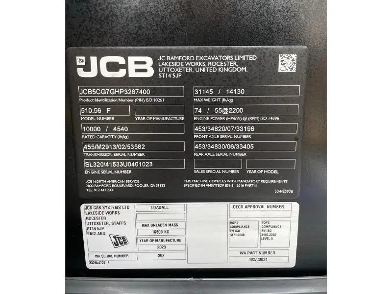 2023 JCB 510-56