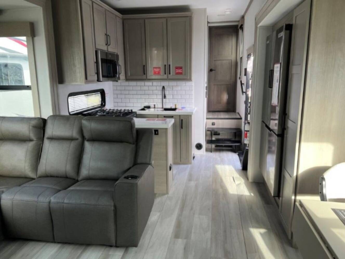 A photo of this 2026 Grand Design Momentum M-Class 414M