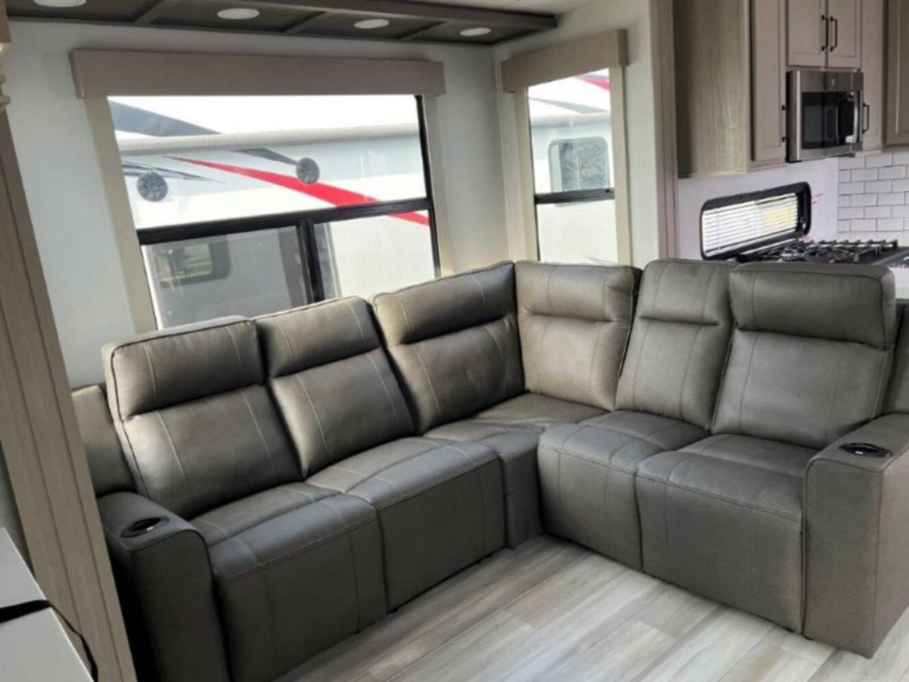 A photo of this 2026 Grand Design Momentum M-Class 414M