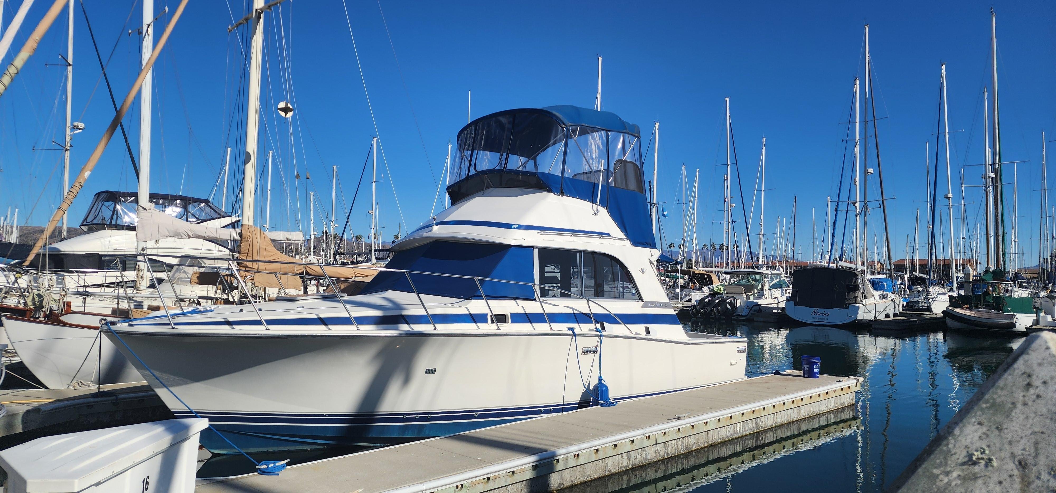 1985 Bertram 33 Flybridge Cruiser in santa barbara CA