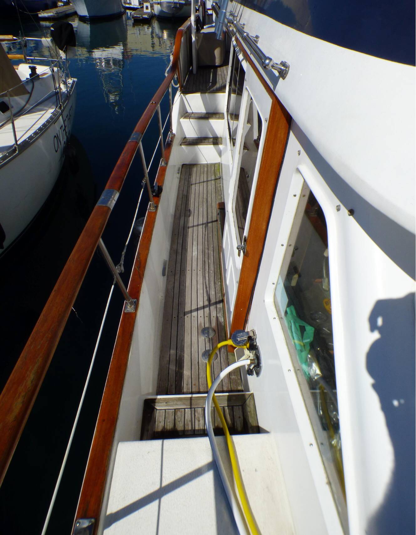 A photo of this 1984 Spindrift 39 ft. Aft Cabin Twin Diesel