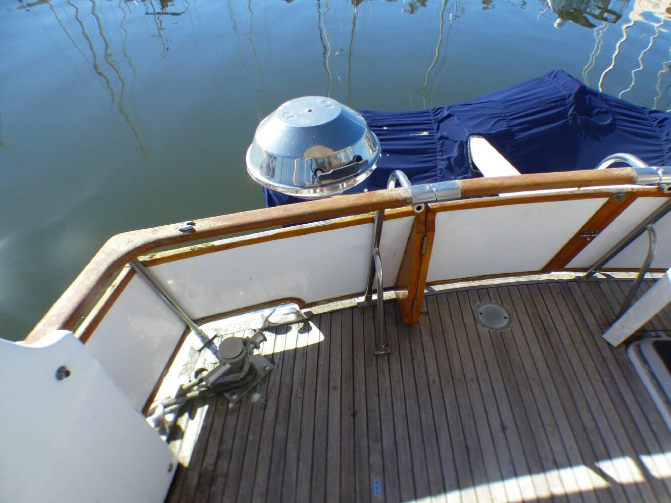A photo of this 1984 Spindrift 39 ft. Aft Cabin Twin Diesel