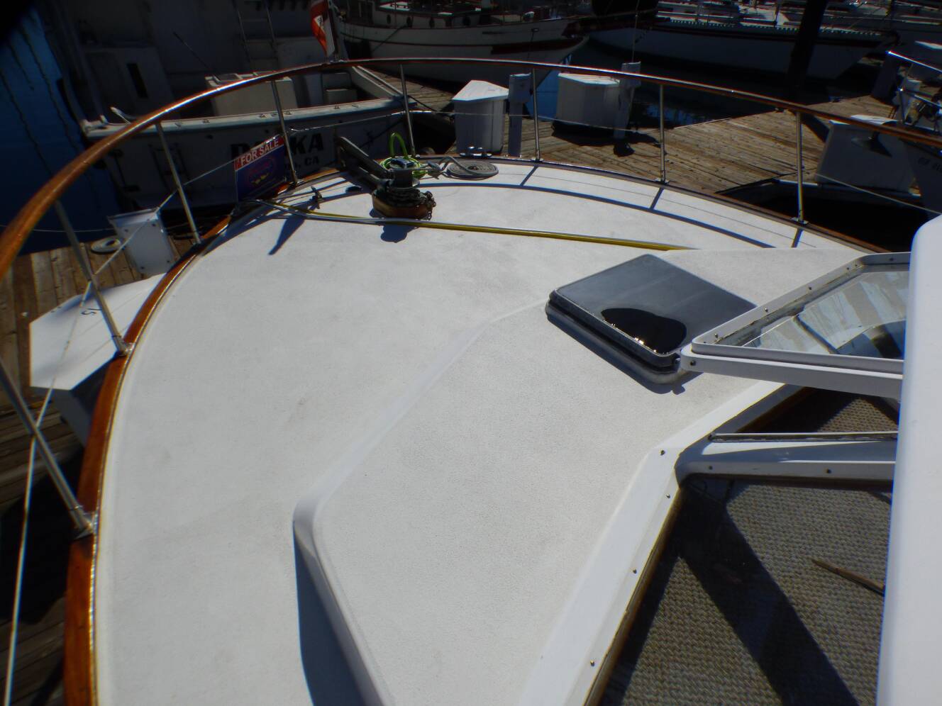 A photo of this 1984 Spindrift 39 ft. Aft Cabin Twin Diesel