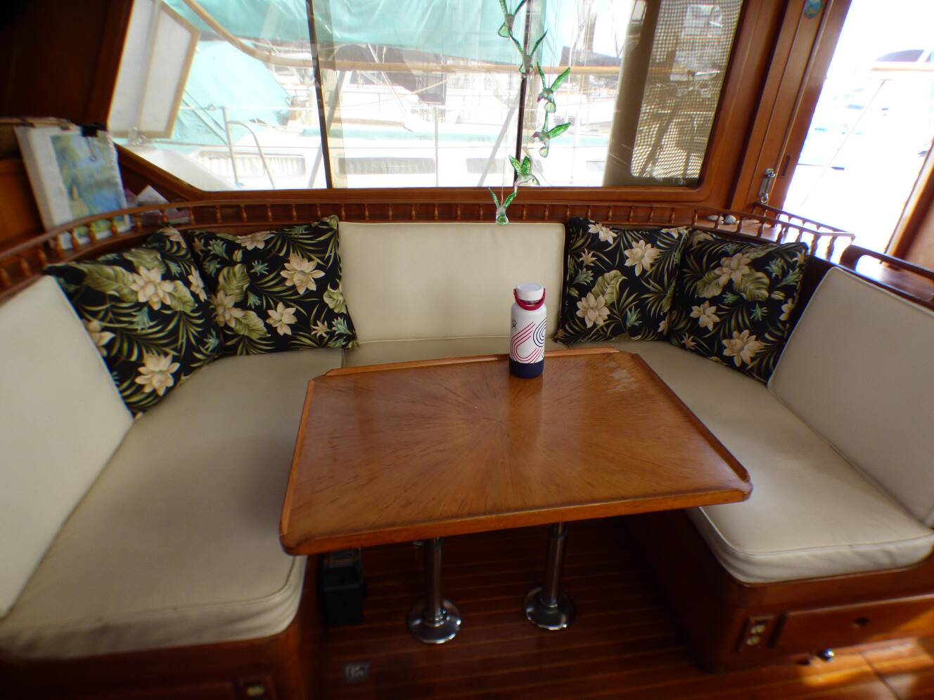 A photo of this 1984 Spindrift 39 ft. Aft Cabin Twin Diesel