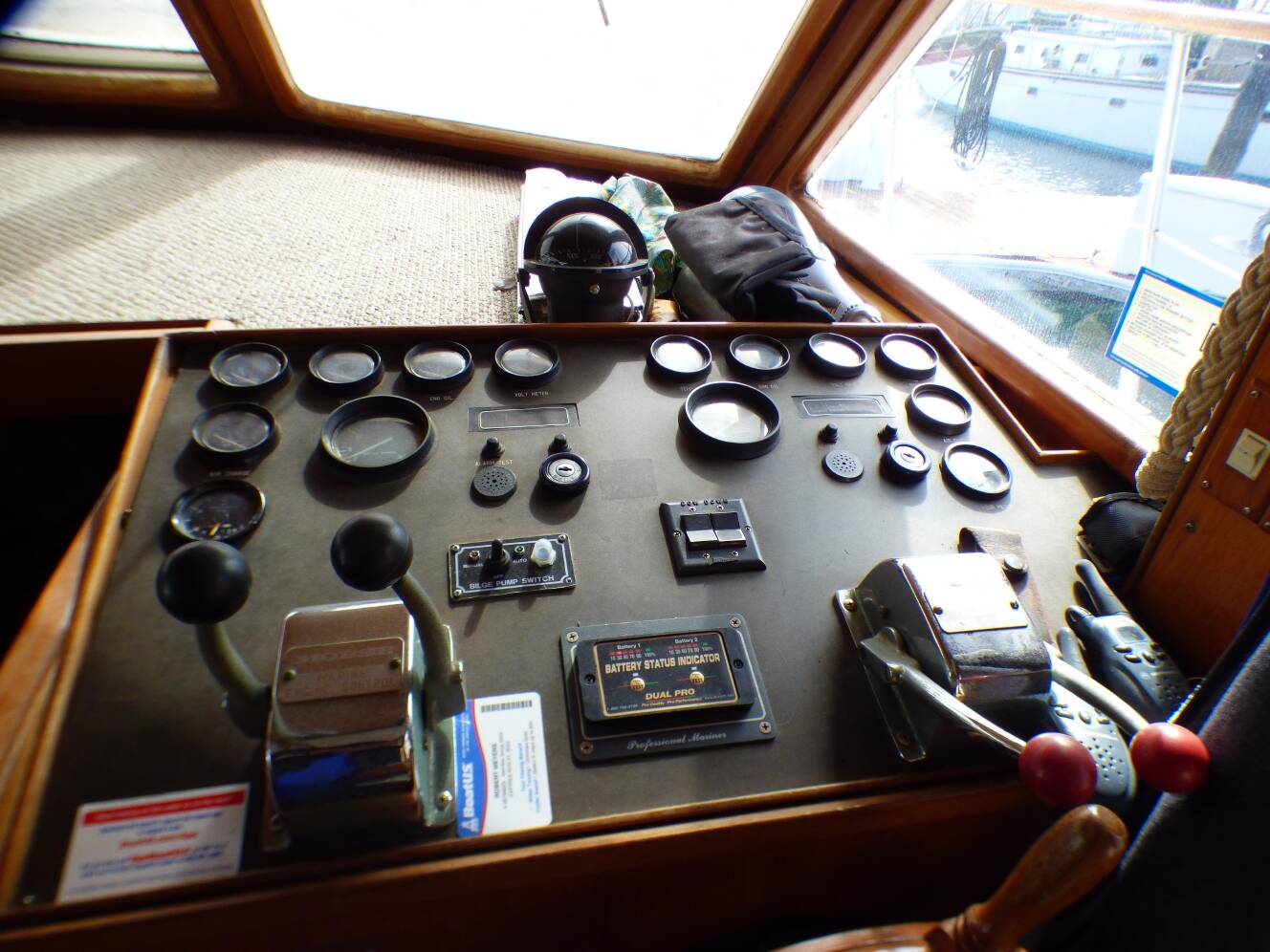 A photo of this 1984 Spindrift 39 ft. Aft Cabin Twin Diesel
