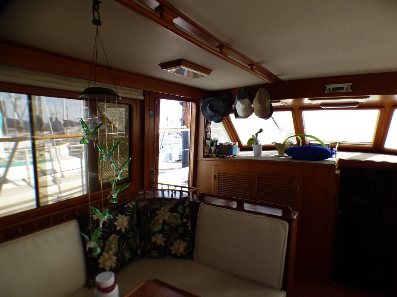 A photo of this 1984 Spindrift 39 ft. Aft Cabin Twin Diesel