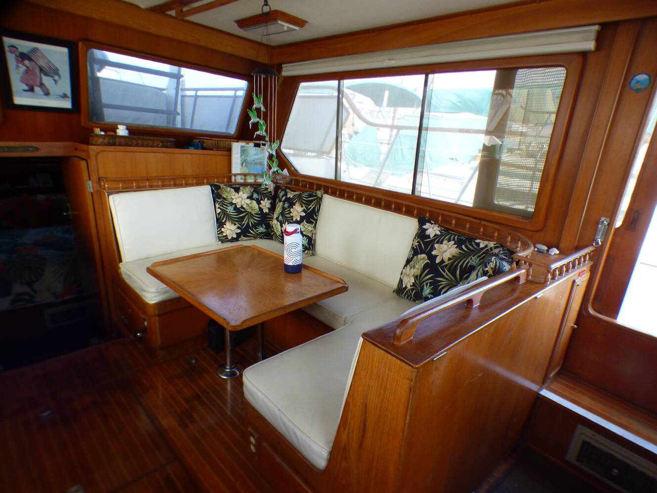 A photo of this 1984 Spindrift 39 ft. Aft Cabin Twin Diesel