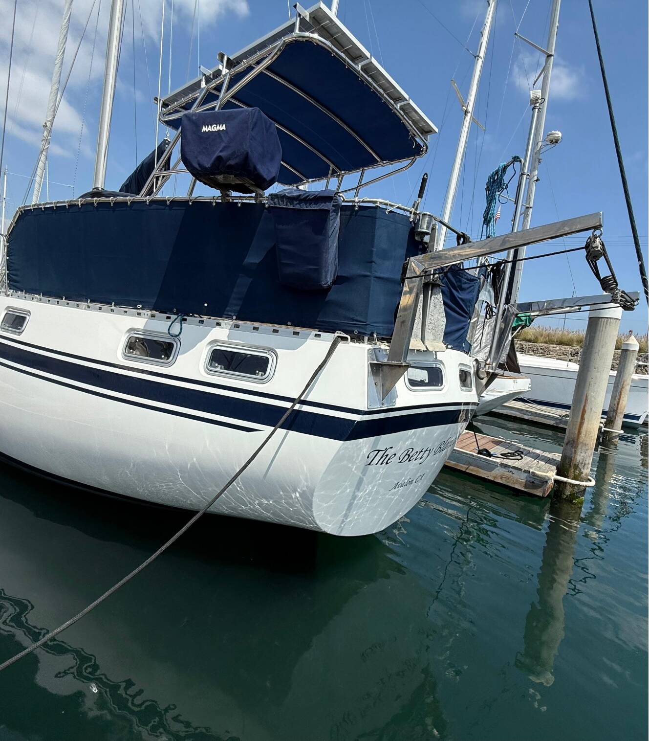 A photo of this 1985 Nauticat 43