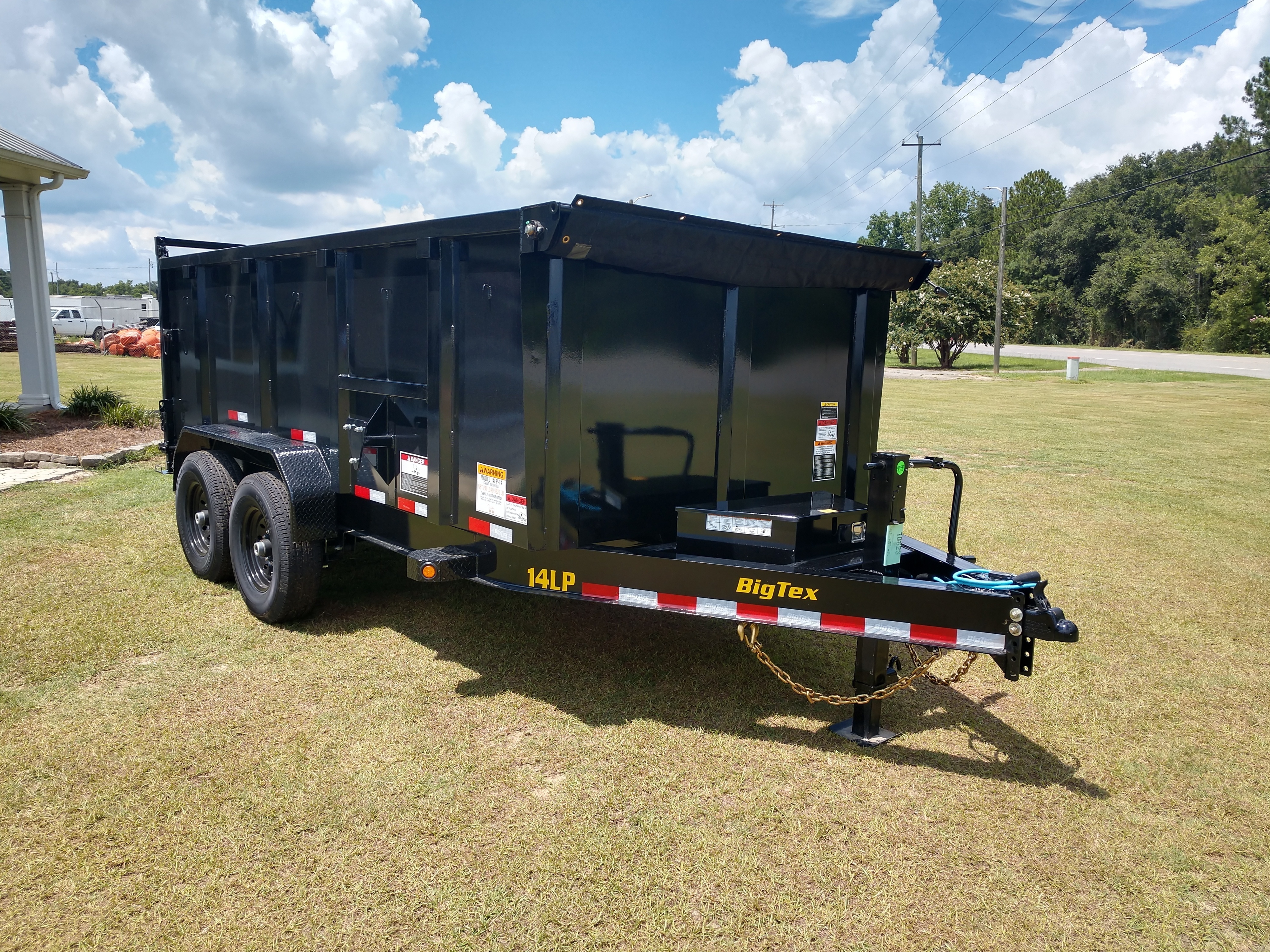 BIG TEX TRAILERS 7X16 DUMP TRAILER 14,000LB GVWR 7 TON 4' HIGH SIDES in Charlotte, NC