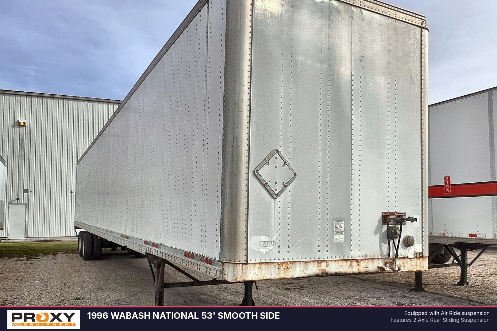 1996 WABASH NATIONAL 53' SMOOTH SIDE in Lancaster Oh, IN