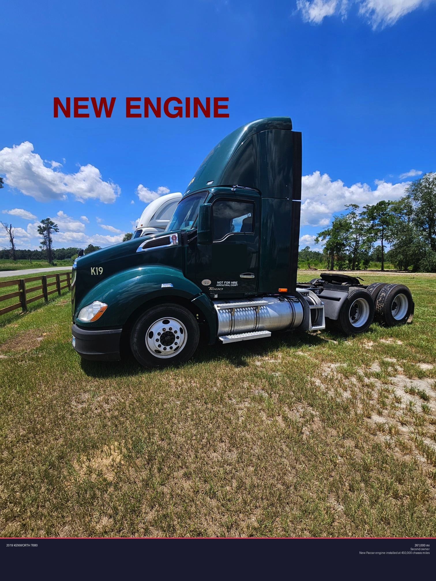 2019 KENWORTH T680 in Macon, GA