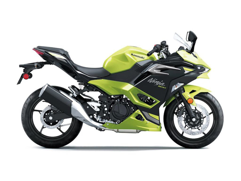 2026 Kawasaki Ninja 500 ABS Metallic Yellowish Green/Ebony ABS in Hillsboro, OR