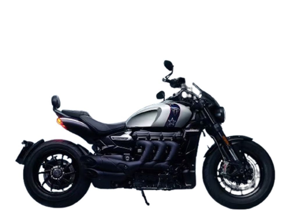 2025 Triumph Rocket 3 R Evel Knievel Edition Chrome/Pure White R CHROME EDITION in Savannah, GA
