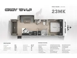 2023 Forest River 23MK CHEROKEE GREY WOLF 23MK