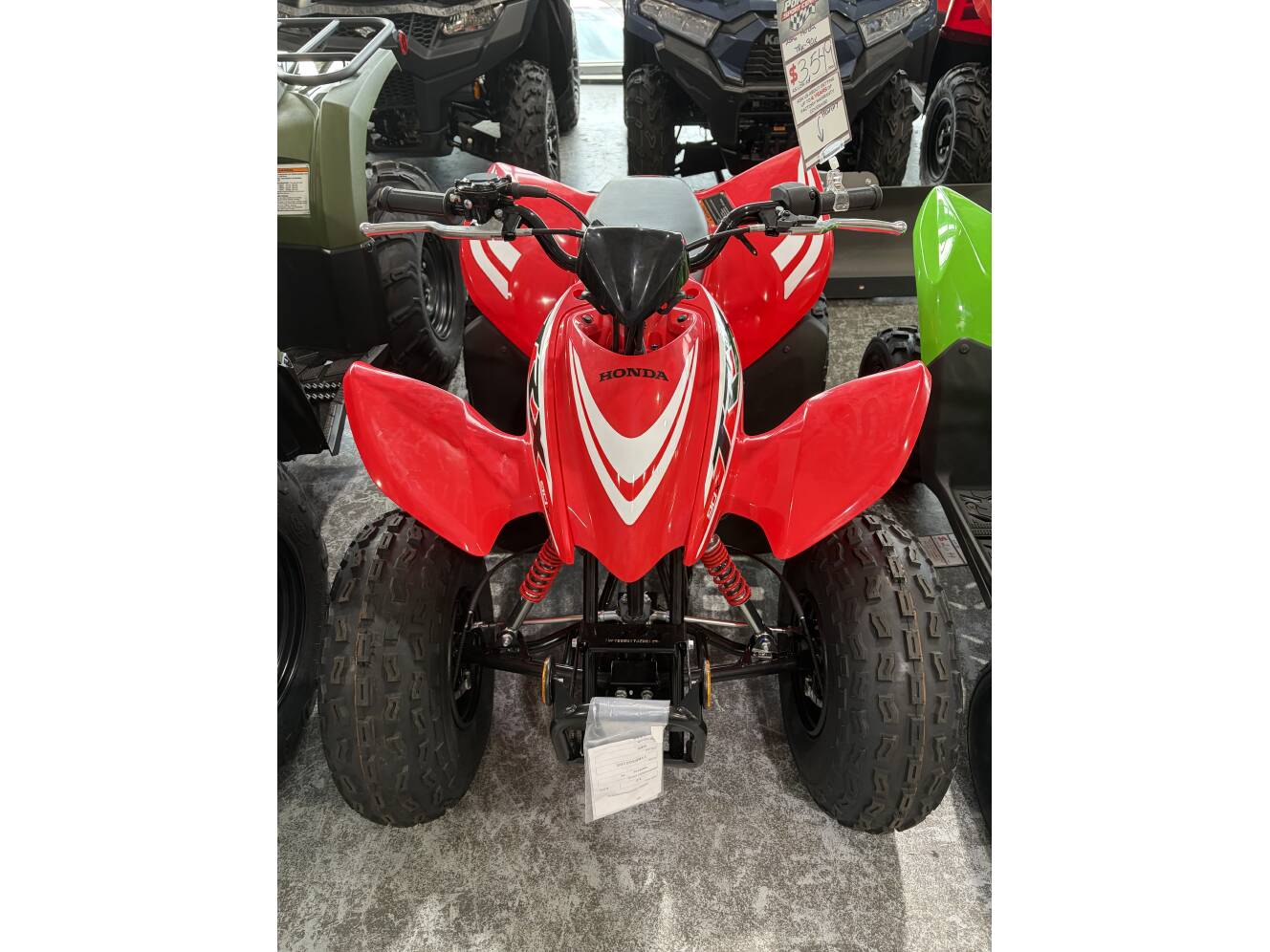 A photo of this 2026 Honda TRX 90X