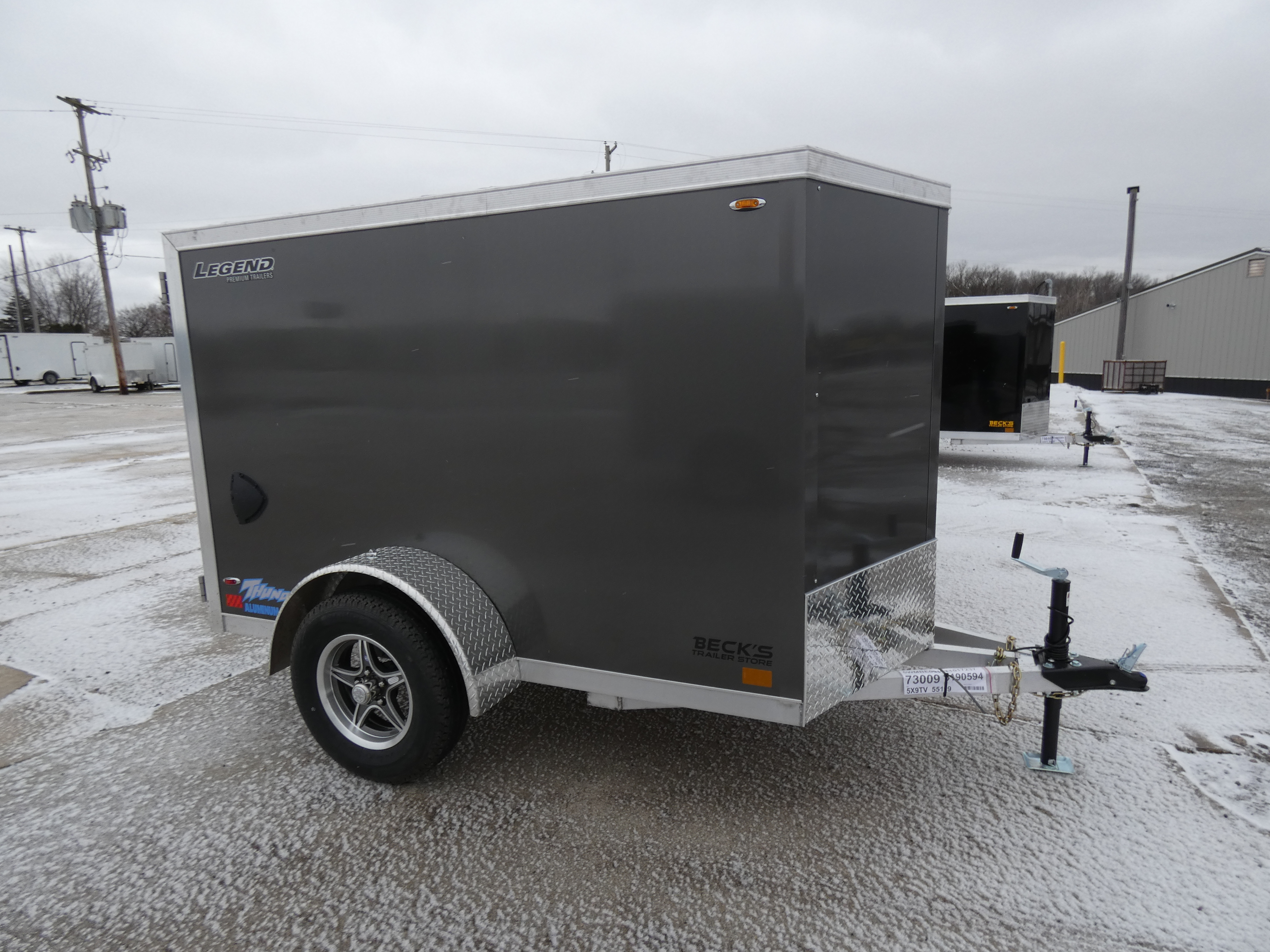 2026 Legend Trailers Thunder 5' x 9' Aluminum Enclosed Cargo Trailer for Sal in Saint Johns, MI