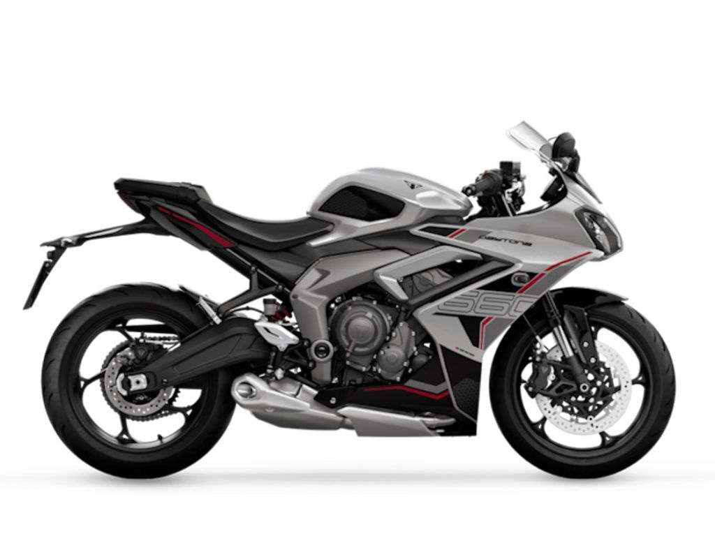2026 Triumph Daytona 660 Aluminium Silver / Sapphire Black 660 in Cocoa, FL